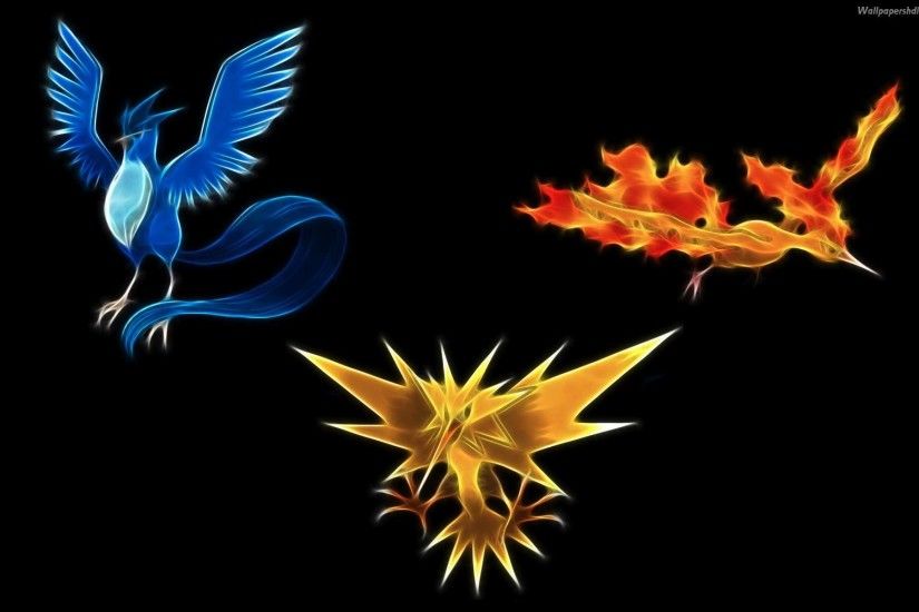 3 legend bird - Pokemon Wallpaper