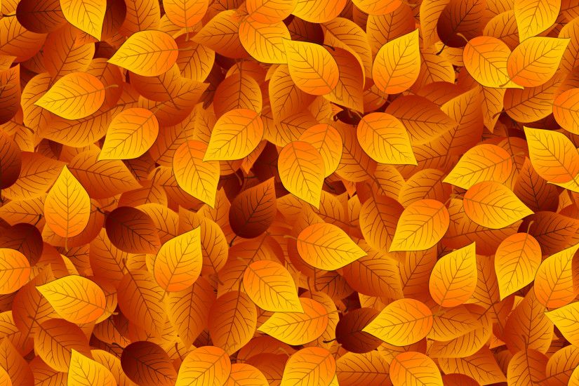 Beautiful Autumn Wallpaper For Interior Wall Decor Idea: Autumn Leaves  Wallpapers With Yellow Animation