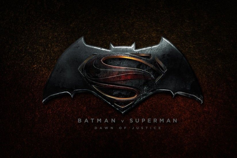 Batman vs Superman: Dawn of Justice 2016 Logo Wallpaper HD