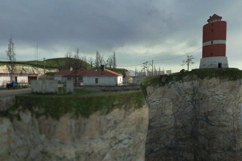 49-Half-Life-2-1080p-Wallpaper-Garrys-Mod -Highway-17-COAST-Landscape-Environment-scenery-set-piece-Lighthouse