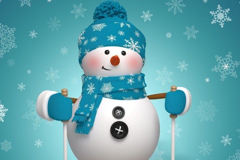 Cute snowman wallpaper - Holiday wallpapers - #