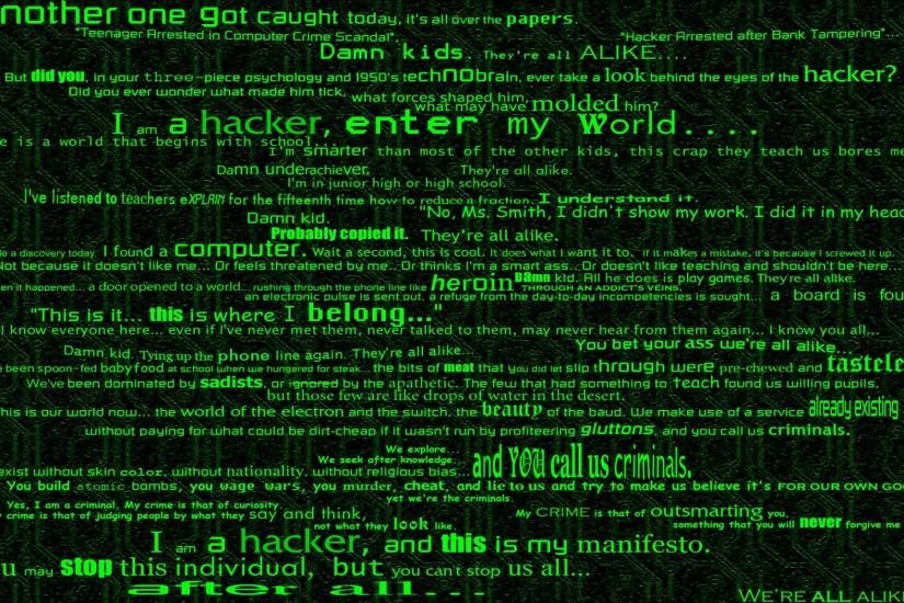 Hacker (1600x1200) Wallpaper