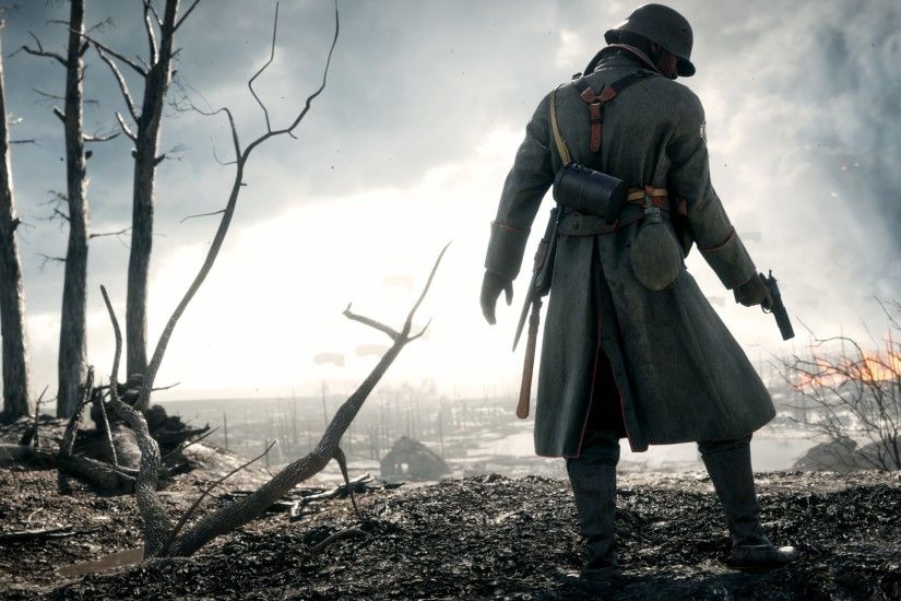 Battlfield 1 Wallpaper of a Soldier from the BF1 Series on Xb1 and PS4 -  2880x1800