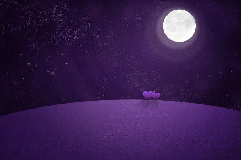 Valentines Day Purple Violet Moon Art Design Background Wallpaper. interior  room design. interior design ...