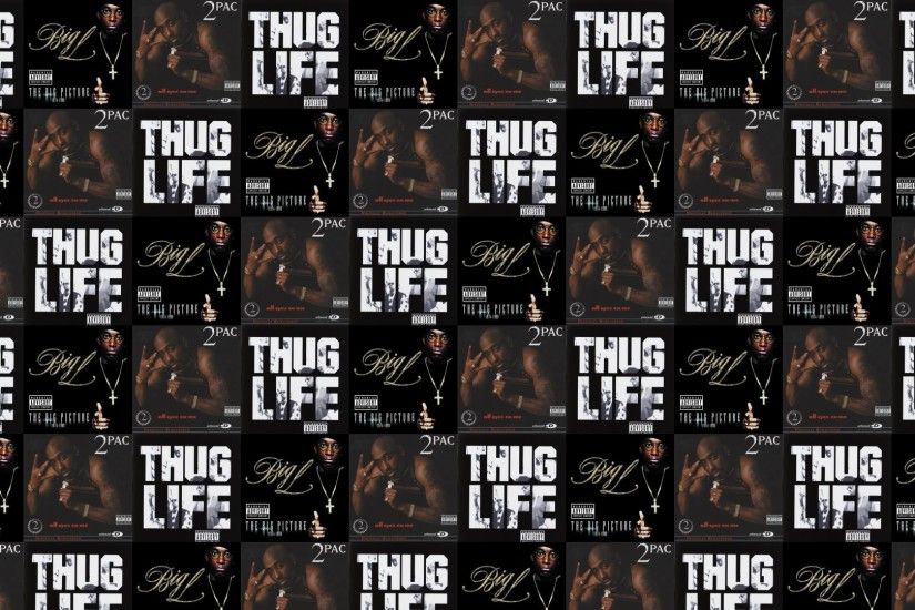 2pac Thug Life Big L The Big Picture Wallpaper Â« Tiled Desktop Wallpaper