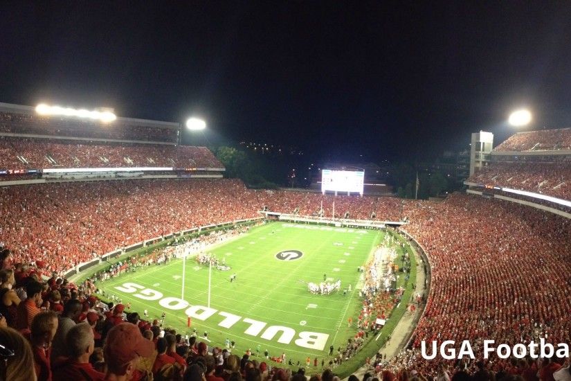 Sanford Stadium At Night • UGA Football |Georgia Bulldogs