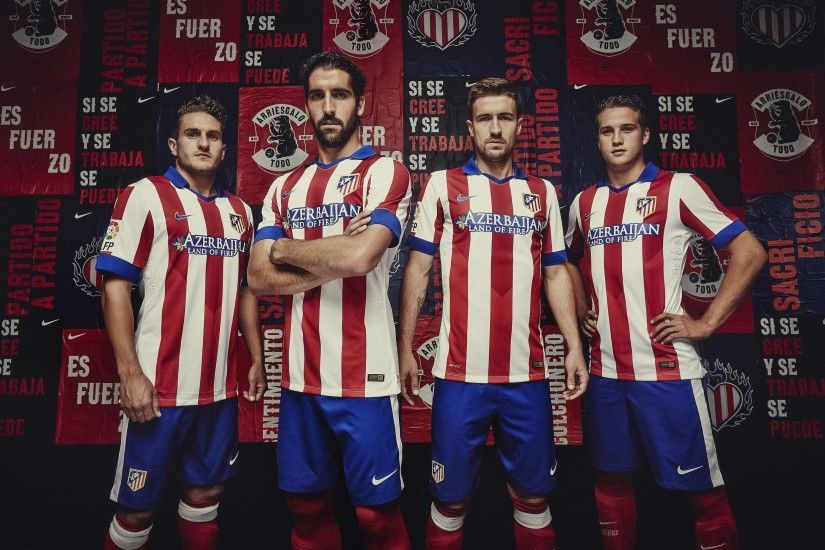 Atletico Madrid 2014-2015 Nike Home Kit Wallpaper Wide or HD .