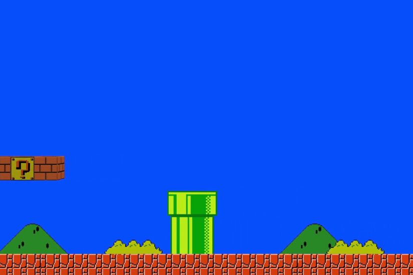 Super Mario Bros Platform Game on a Green Screen Background Motion  Background - VideoBlocks