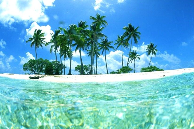 Tropical Island Background - WallpaperSafari ...