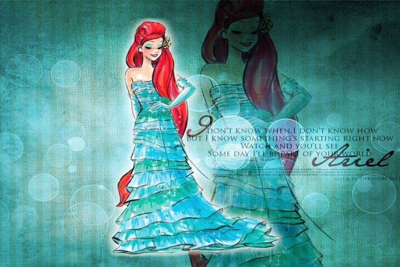 Walt Disney Princess Ariel HD Wallpaper