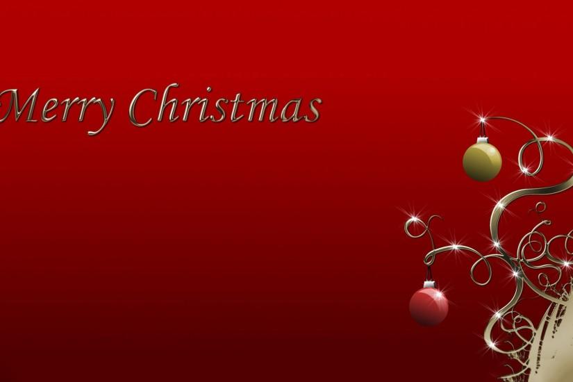 Red and green Christmas baubles wallpaper 1920x1080 jpg