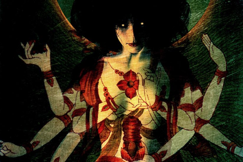 Dark - Occult Horror Creepy Spooky Scary Halloween Krishna Gothic Emo  Wallpaper
