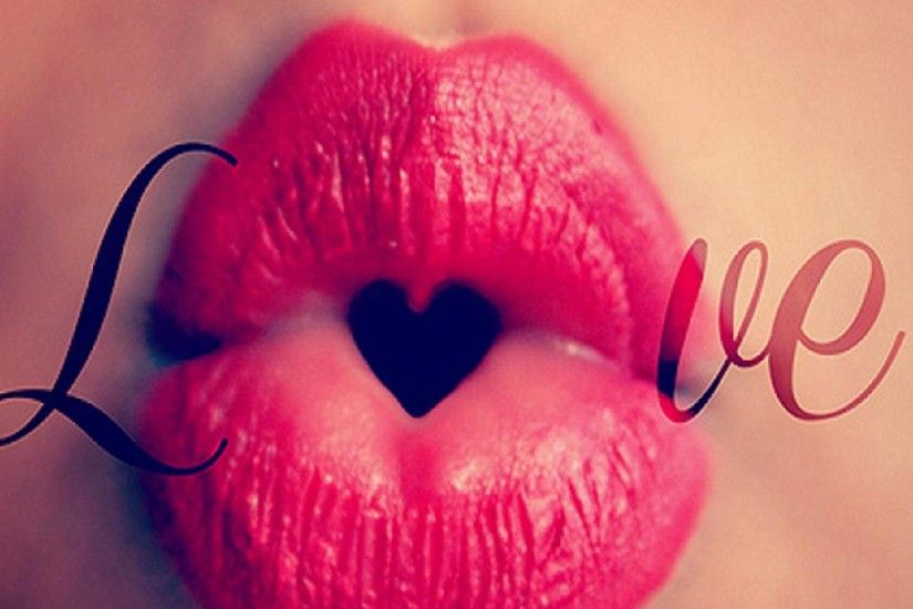 I Love U Kiss Wallpaper