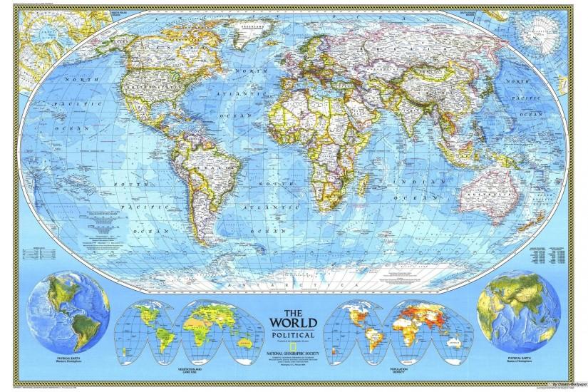most popular world map wallpaper 1920x1200 for 1080p