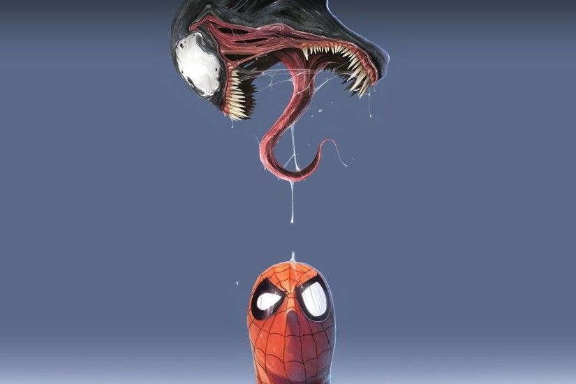 Spider-Man and Venom desktop wallpaper 655