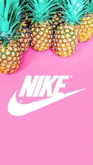 Nike Pineapple Pink Background