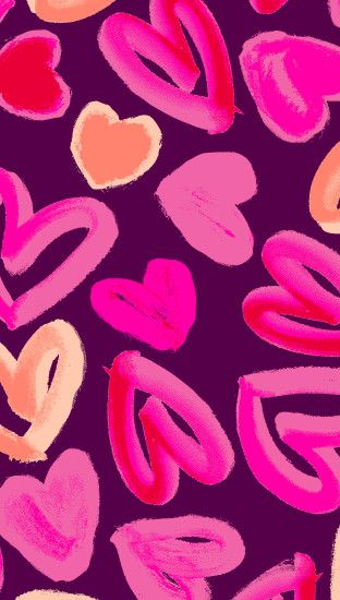 #HUE loves hearts. Print from the FW13 sleepwear collection. #PrintsbyHUE.  Iphone WallpapersCute WallpapersIphone BackgroundsWallpaper ...