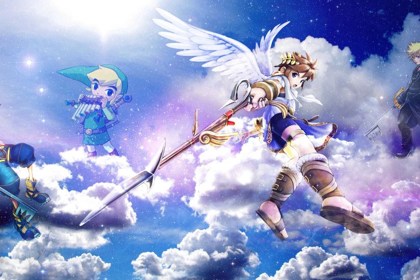 ... Zelda and Kingdom Hearts Wallpaper by zeypher-c