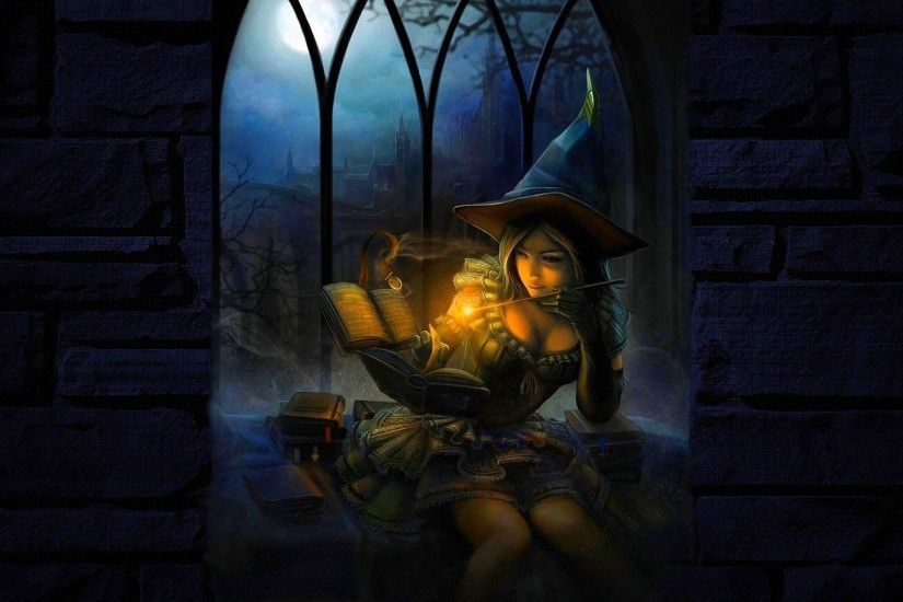#1409307, witch category - Widescreen Wallpapers: witch picture