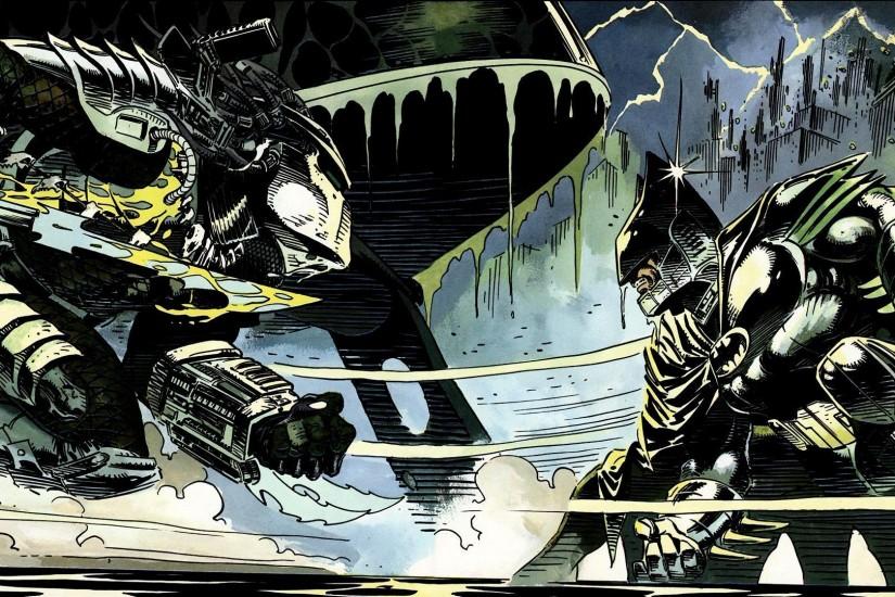 Batman versus Predator wallpaper