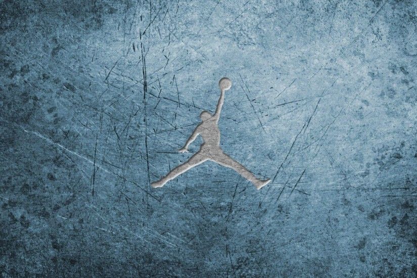 Air Jordan Logo Blue Wallpaper - Viewing Gallery