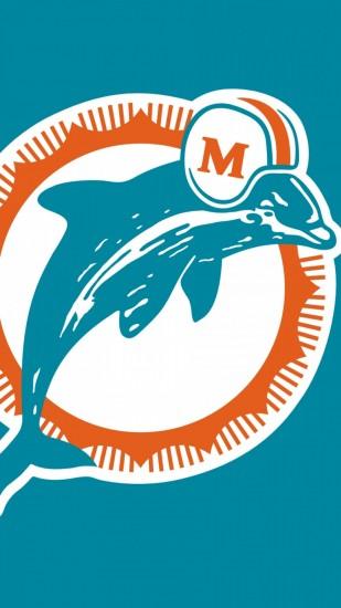 1080x1920 Wallpaper miami dolphins, logo, football club, miami