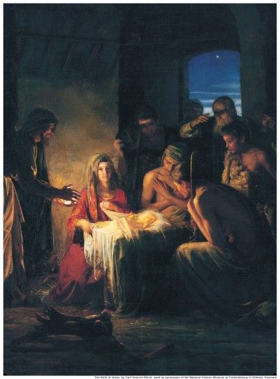 Gospel Art Picture “The Birth of Jesus” Christmas ...