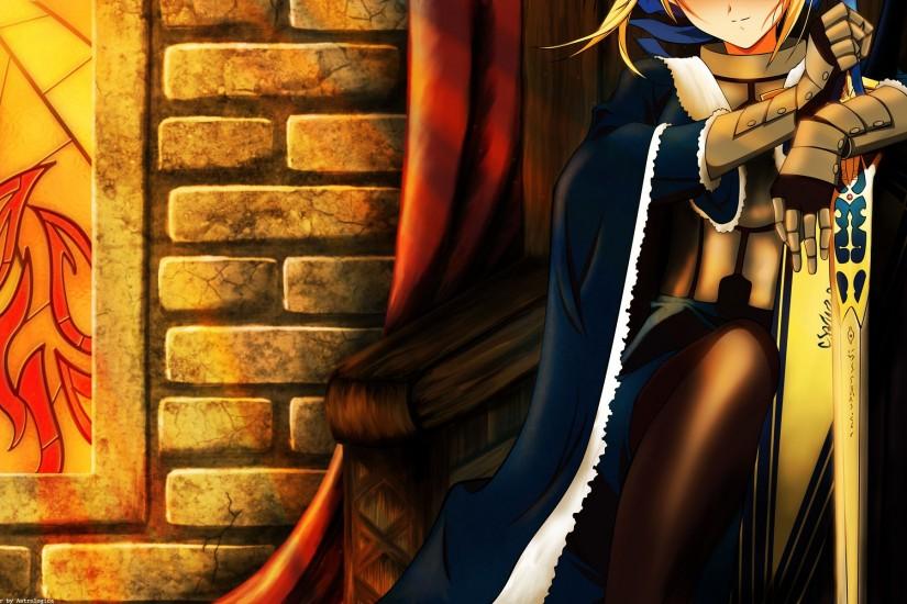 Anime Fate Stay Night Saber Wallpaper 1440x900 Full HD b