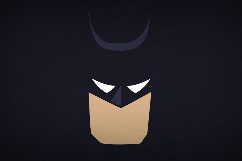 Batman Cartoon Face Wallpaper.