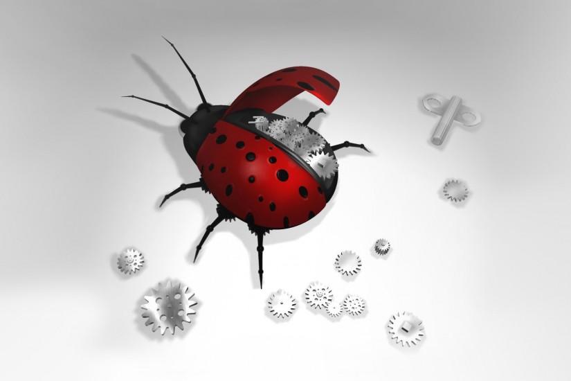 Ladybug robot wallpaper