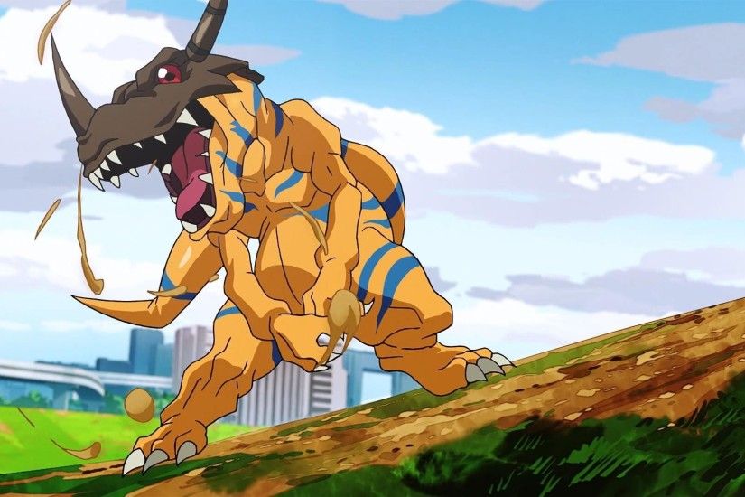Digimon Adventure Tri - Agumon Vs Kuwagamon - Dublado