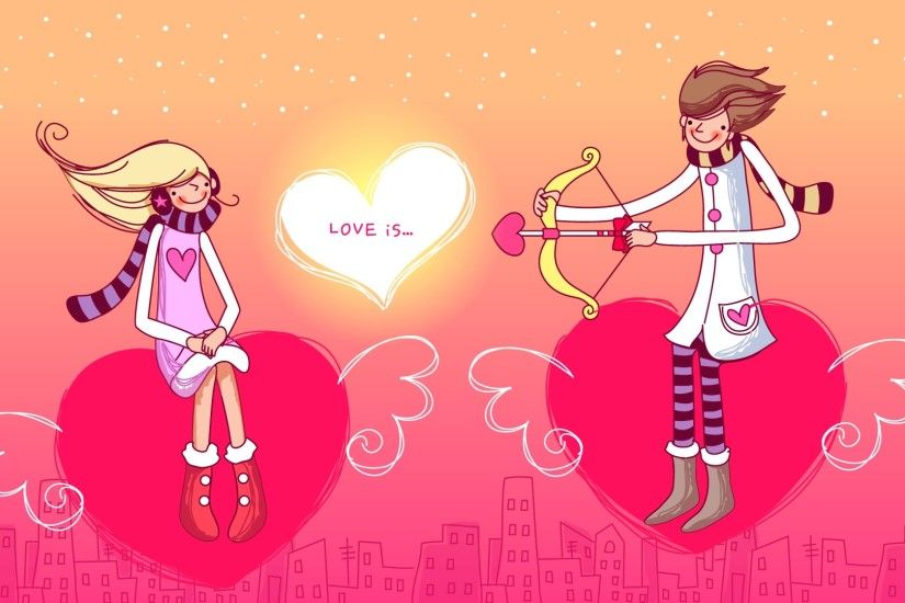 Love Is Valentine Wallpaper Desktop Computer 294669