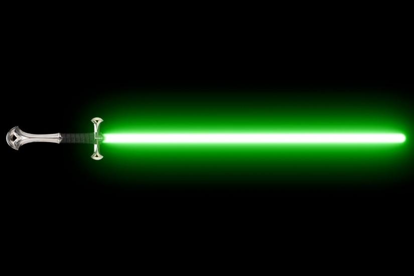 Green Lightsaber Wallpaper