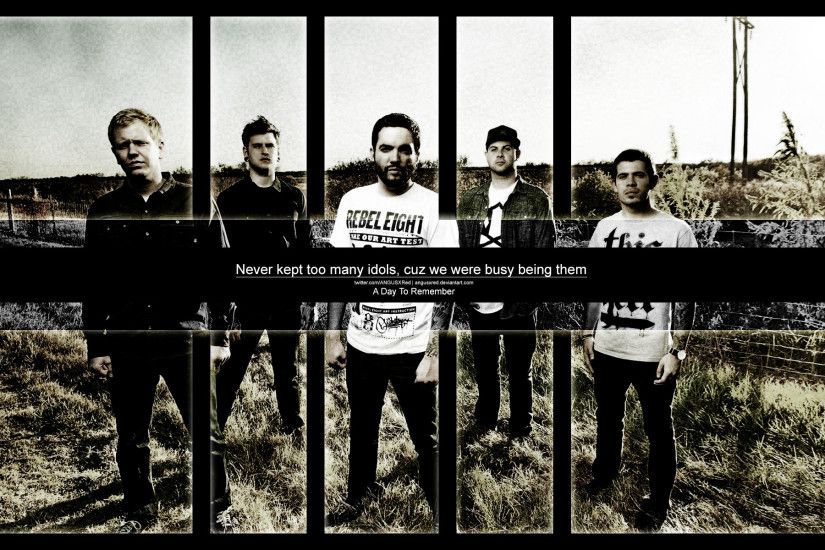 A Day to Remember â¥ images ADTR - I Remember - Wallpaper By ANGUSXRed HD  wallpaper and background photos