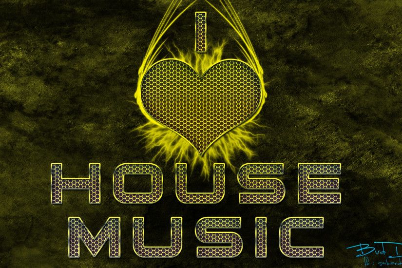1920x1080 I love house music