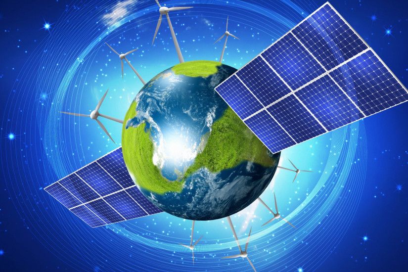 2560x1440 Wallpaper earth, globe, environment, energy, future, electricity