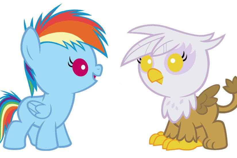 My Little Pony Babies images Baby Rainbow Dash and Gilda HD wallpaper and  background photos