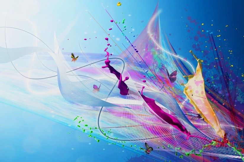 awesome abstract painting 5 wallpaper hd