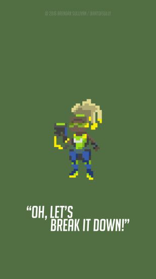 ... Lucio - 'Overwatch' Pixel Phone Wallpaper by artofsully