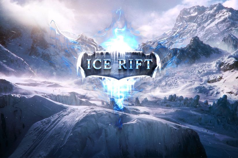 Ice Rift logo wallpaper by Dexistor371