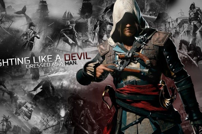 ... Creed IV - Black Flag HD Wallpaper 1920x1200 Assassin's ...