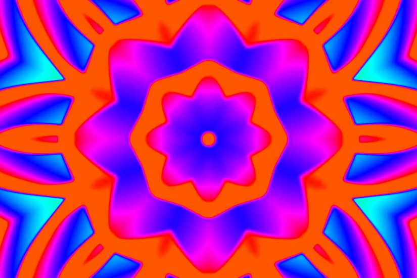 My Trippy Kaleidoscope Simple Colorful VJ background loop 5