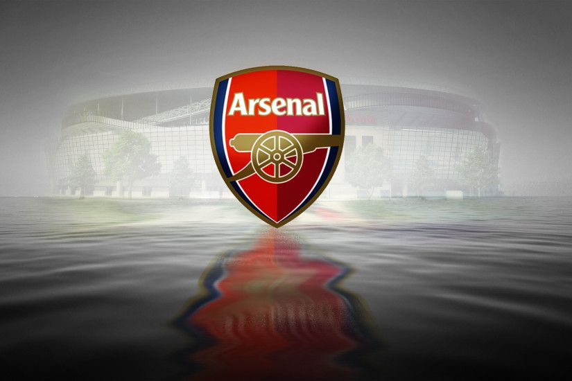 Arsenal Logo Reflection Water Wallpaper Sport HD Free.