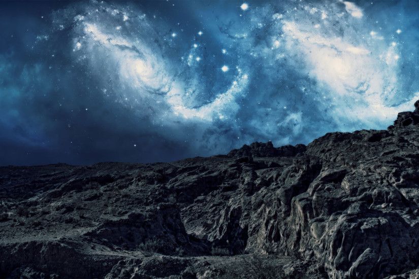 Stargazing on the mountain wallpaper 1920x1080 jpg
