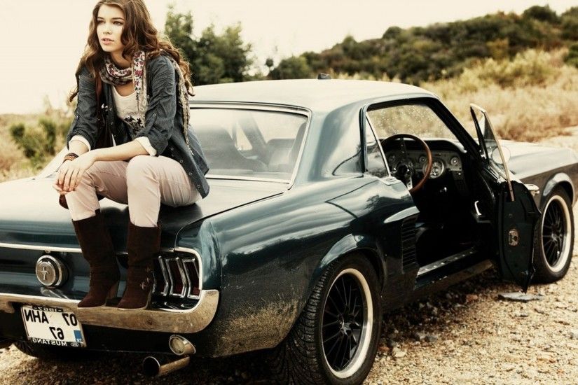 women, Car, Old Car, Classic Car, Women With Cars Wallpapers HD / Desktop  and Mobile Backgrounds