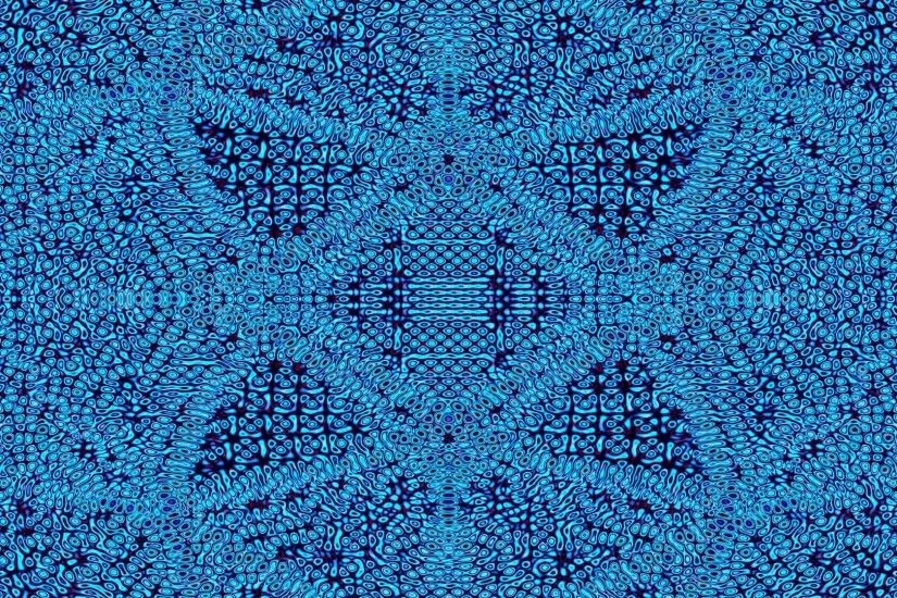Blue Psychedelic Background