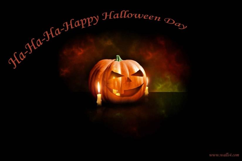 Free Wallpapers - Happy Halloween Day scary pumpkin wallpaper