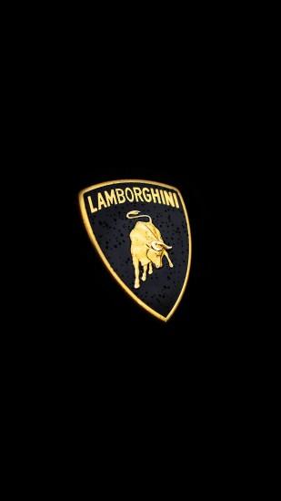 Lamborghini Logo Black Background Android Wallpaper ...