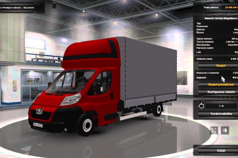 [ETS2]Euro Truck Simulator 2 Peugeot boxer - YouTube