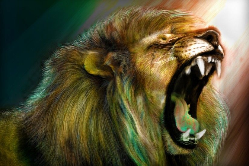 Download The Lion's Roar Wallpaper | Free Wallpapers